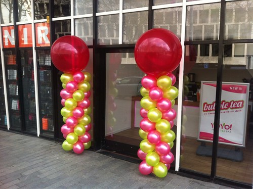  Ballonpilaar Breed Rond Opening Yoyo Fresh Rotterdam