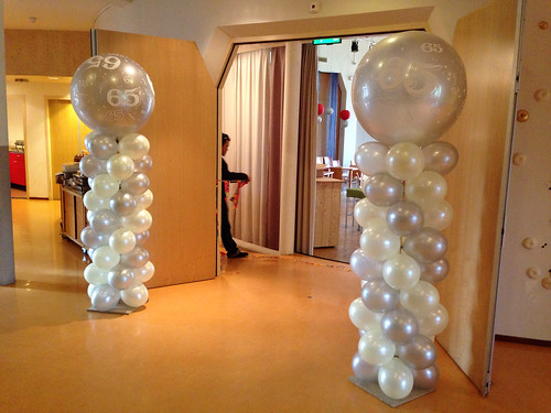  Ballonpilaar Breed Rond Cultureel Centrum Orion Rotterdam