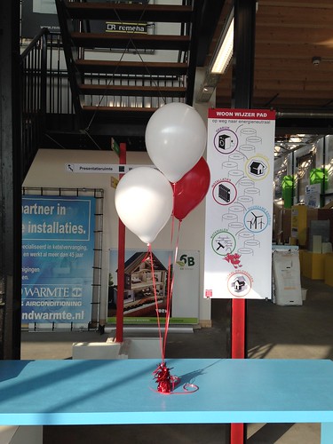  Tafeldecoratie 3ballonnen Innovatie Centrum Duurzaam Bouwen Rotterdam