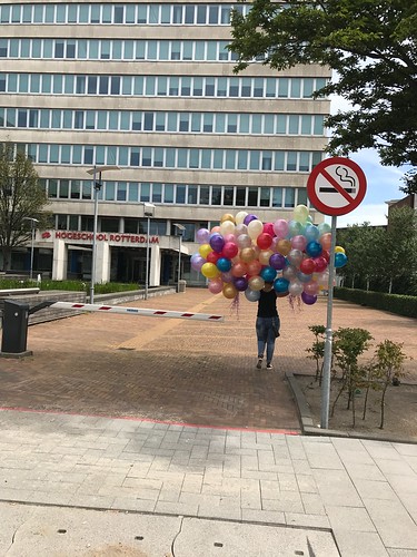  Heliumballonnen Hoge School Rotterdam