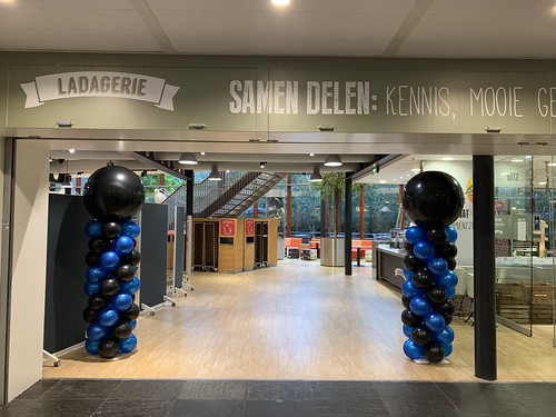  Ballonpilaar Breed Hoge School Rotterdam