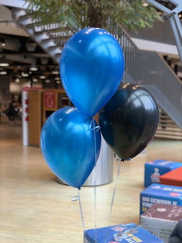  Tafeldecoratie 3ballonnen Hoge School Rotterdam