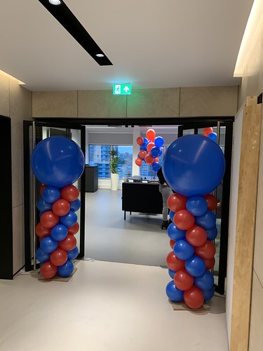  Ballonpilaar Breed Rond Ms Amlin Wtc Rotterdam