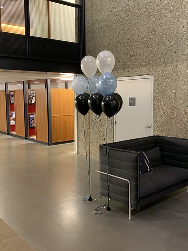  Tafeldecoratie 6ballonnen Gronddecoratie Lequest Spaces Rotterdam