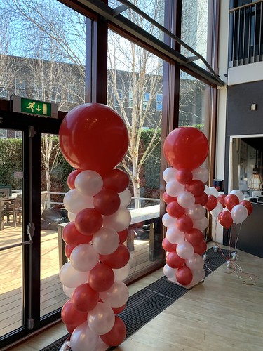  Ballonpilaar Breed Rond Hoge School Rotterdam