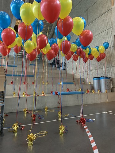  Tafeldecoratie 5ballonnen Gronddecoratie Diplomering Penta College Hoogvliet Rotterdam