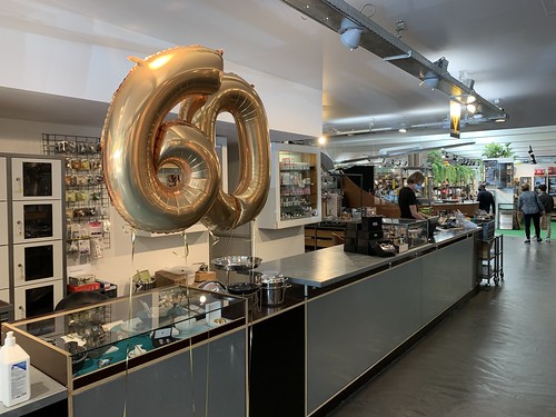  Folieballon Cijfer 60 Verjaardag Kookwinkel Oostplein Rotterdam