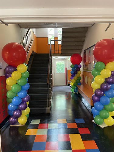  Ballonpilaar Breed Rond Tarcisius Katholieke Basisschool Rotterdam