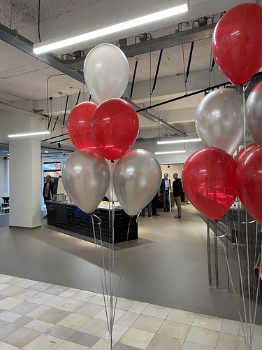  Tafeldecoratie 6ballonnen Gronddecoratie Hoge School Academieplein Rotterdam