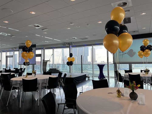  Tafeldecoratie 6ballonnen Bedrijfsfeest Ppo Panorama Zaal <a href='http://www.rotterdamsballonnenbedrijf.nl/plaatsen/inntel' class='w3-text-indigo'>Inntel</a> Hotel Rotterdam