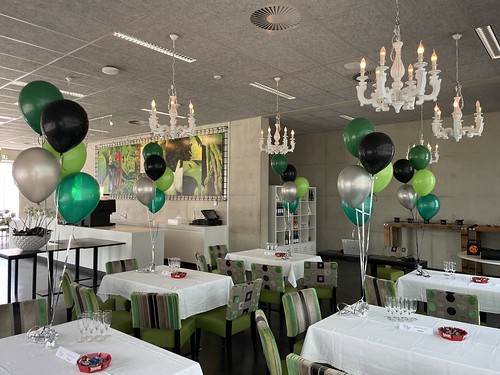  Tafeldecoratie 5ballonnen Diplomering Geslaagd Salon Vert Penta College Campus Hoogvliet Rotterdam