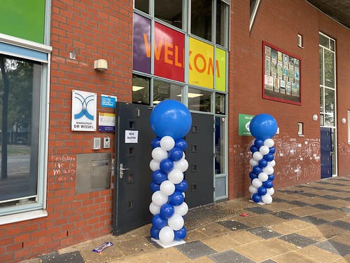  Ballonpilaar Breed Rond Start Schooljaar Basisschool De Wissel Rotterdam