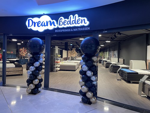  Ballonpilaar Breed Rond Chrome Opening Dream Bedden Alexandrium Woonmall Rotterdam