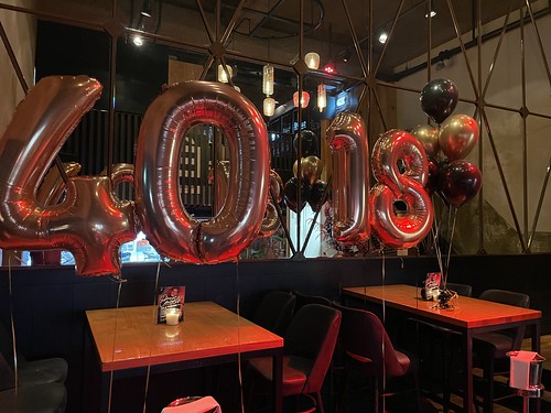  Tafeldecoratie 6ballonnen Folieballon Cijfer 18 En 40 Verjaardag <a href='http://www.rotterdamsballonnenbedrijf.nl/plaatsen/cafe-in-the-city' class='w3-text-indigo'>Cafe In The City</a> Rotterdam