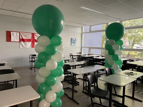  Ballonpilaar Breed Rond Open Dag Comenius College Rotterdam