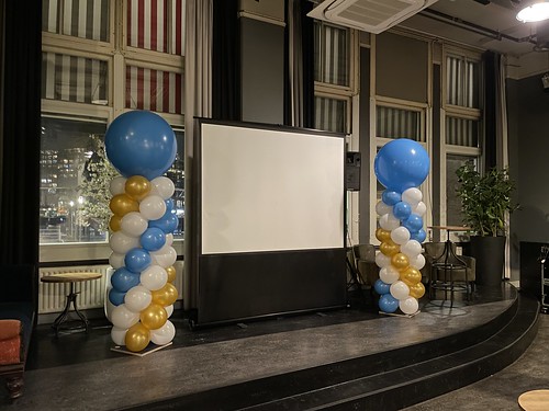  Ballonpilaar Breed Rond Bedrijfsfeest Ministerie Van Onderwijs Cultuur En Wetenschap Tuschinski 1 <a href='http://www.rotterdamsballonnenbedrijf.nl/plaatsen/hotel-new-york' class='w3-text-indigo'>Hotel New York</a> Rotterdam