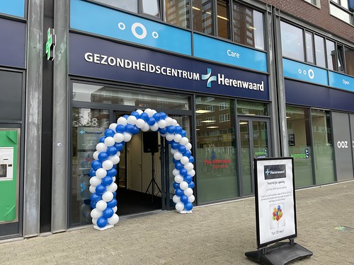  Ballonboog 6m Opening Gezondheidscentrum Herenwaard Ijsselmonde Rotterdam
