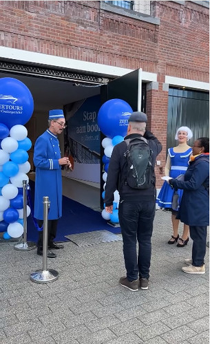  Ballonpilaar Bedrukt Zeetours Cruise Event 2024 Hulstkampgebouw Rotterdam