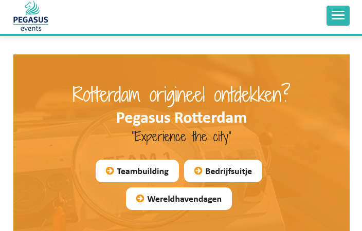 Bedrijfsuitjes Pegasus Events