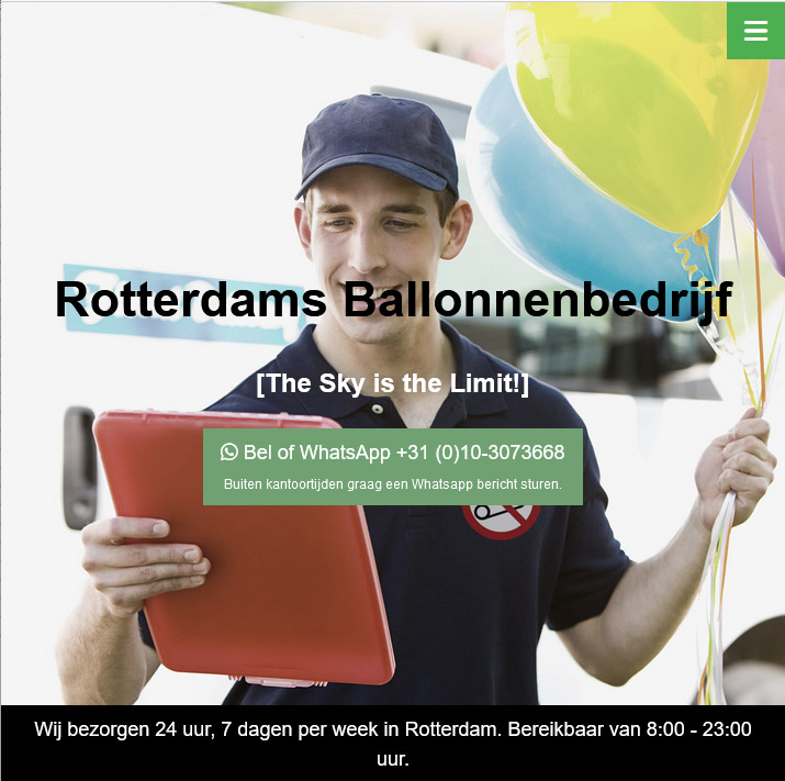 Bedrijfsuitjes Rotterdams Ballonnenbedrijf