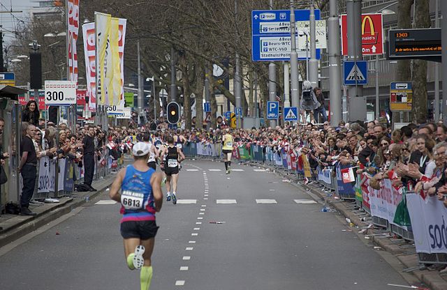 Marathon Rotterdam route Coolsingel