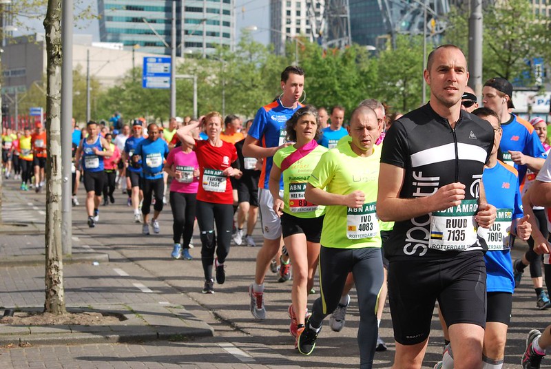 Marathon Rotterdam route Schiedamsedijk